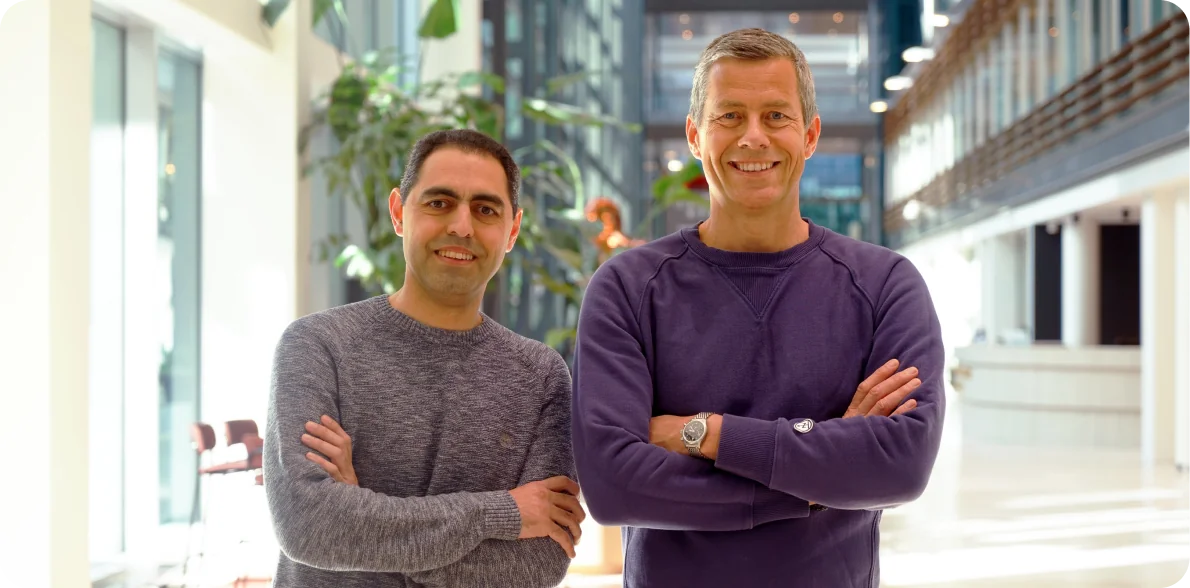 Mindro co-founders Ramin Etemaadi and Tamar van de Paal